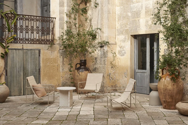 Chaise longue cachemire et nuage Desert - Ferm Living