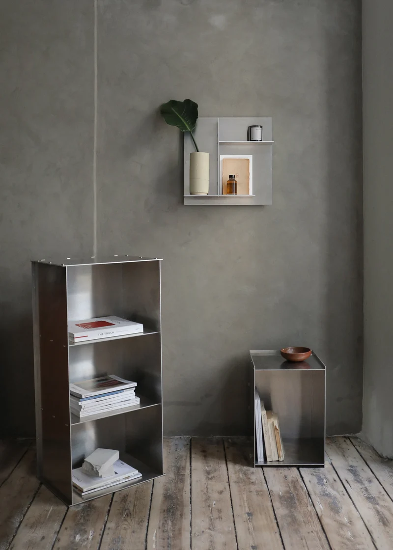 Meuble de rangement en aluminium 48 cm Rivet - Frama
