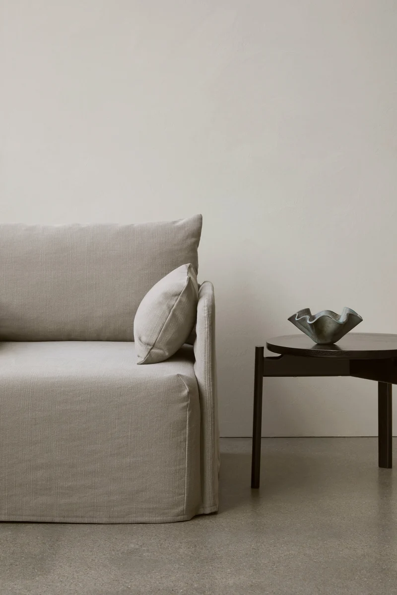 Table d'appoint en chêne huilé 80 x 38 cm Passage - Audo