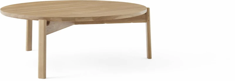 Table d'appoint en chêne naturel 100 x 33 cm Passage - Audo