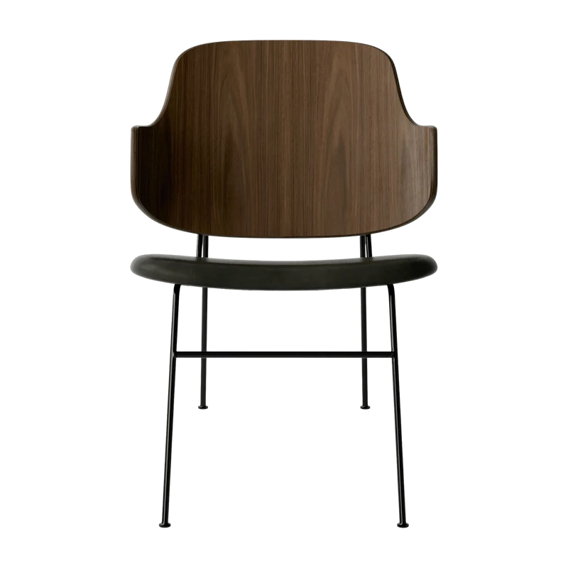 Fauteuil en cuir noir 64 x 56 cm The Penguin - Audo