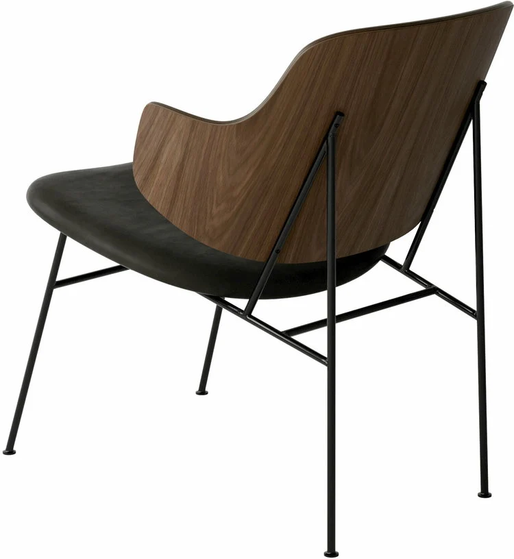 Fauteuil en cuir noir 64 x 56 cm The Penguin - Audo