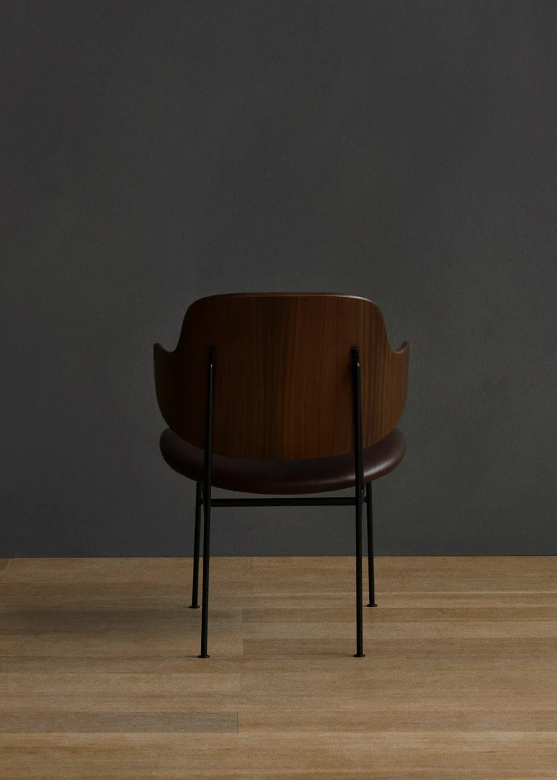 Fauteuil en cuir noir 64 x 56 cm The Penguin - Audo