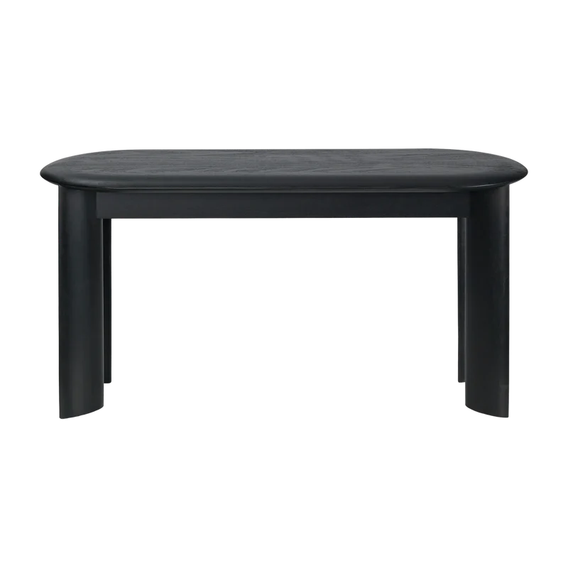 Banc en hêtre huilé noir 90 cm Bevel - Ferm Living