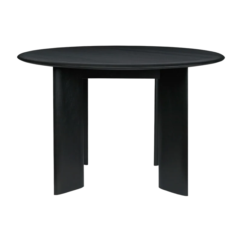 Table ronde en hêtre huilé noir 117 cm Bevel - Ferm Living
