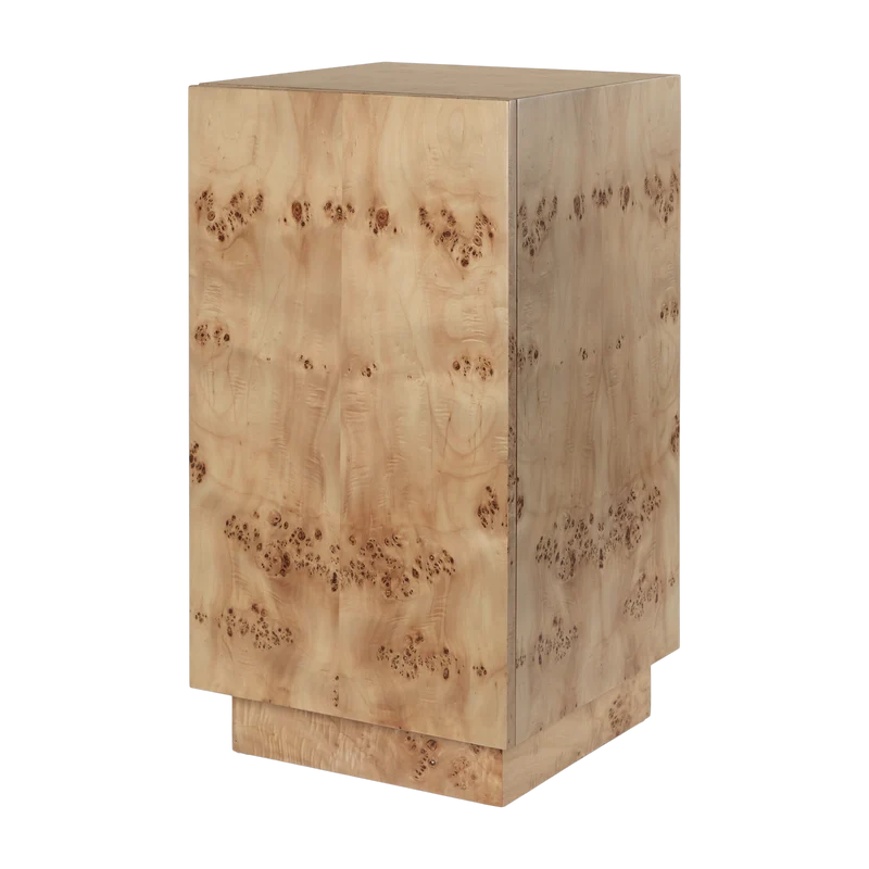 Table d'appoint ou de chevet en bouleau naturel 35 x 67 cm Burl - Ferm Living