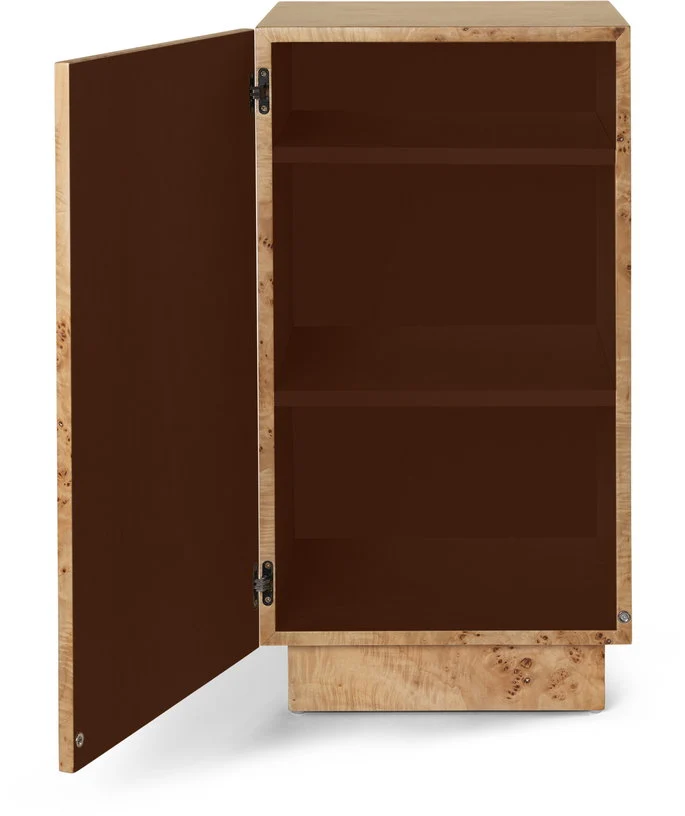 Table d'appoint ou de chevet en bouleau naturel 35 x 67 cm Burl - Ferm Living