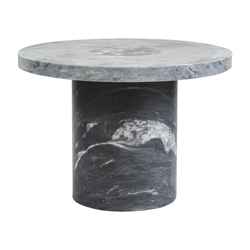 Table basse en marbre noir 42 x 60 cm Sintra - Frama