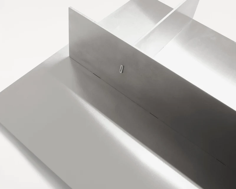 Étagère murale en aluminium 44 cm Rivet - Frama