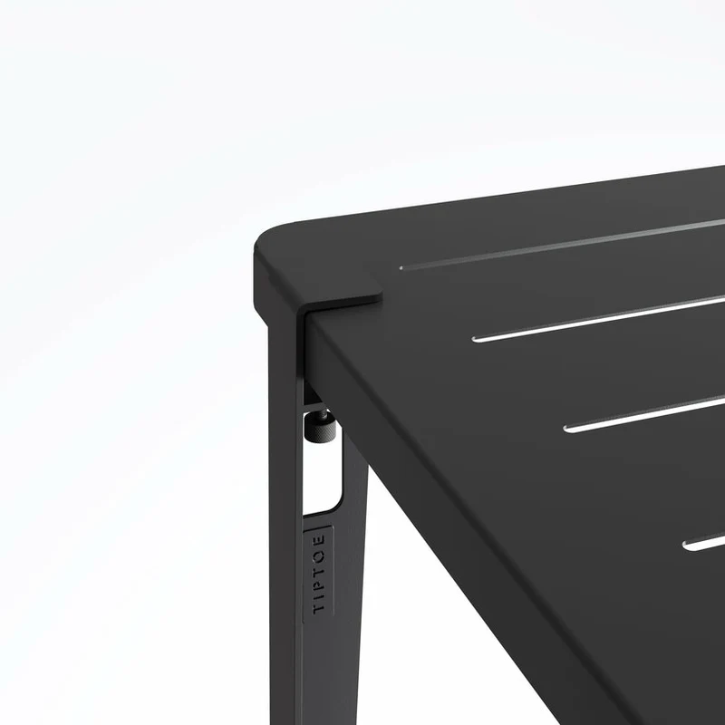 Pied d'extérieur en acier noir graphite 75 cm Midi - TIPTOE