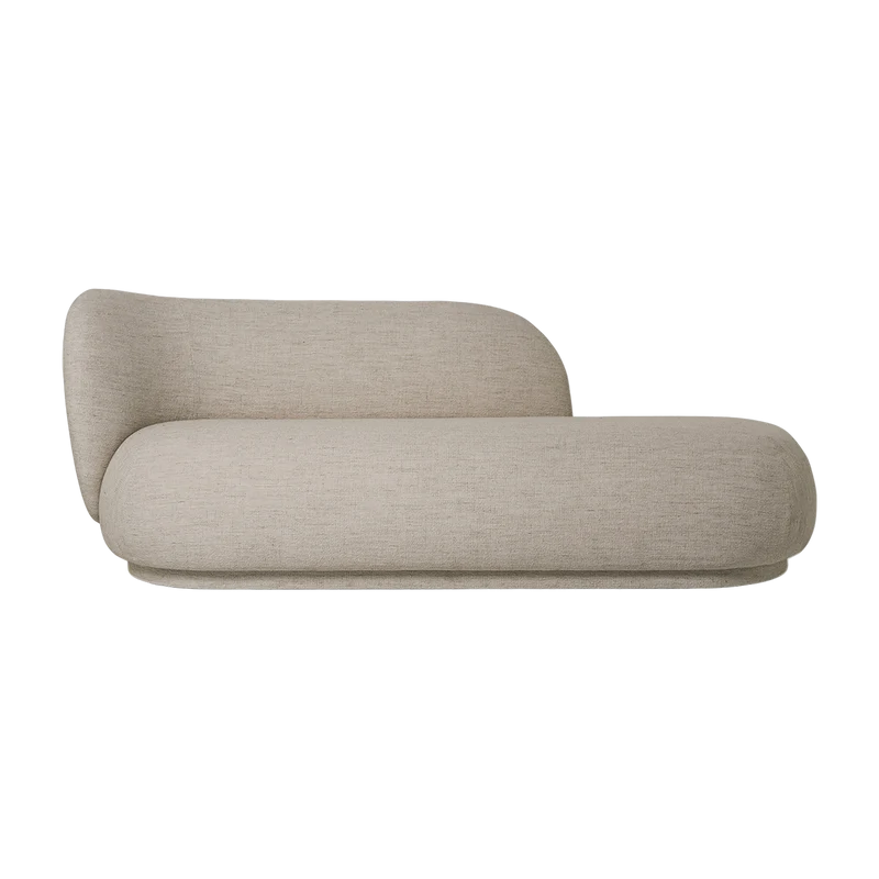 Canapé bouclé sable 190 cm Rico divan - Ferm living