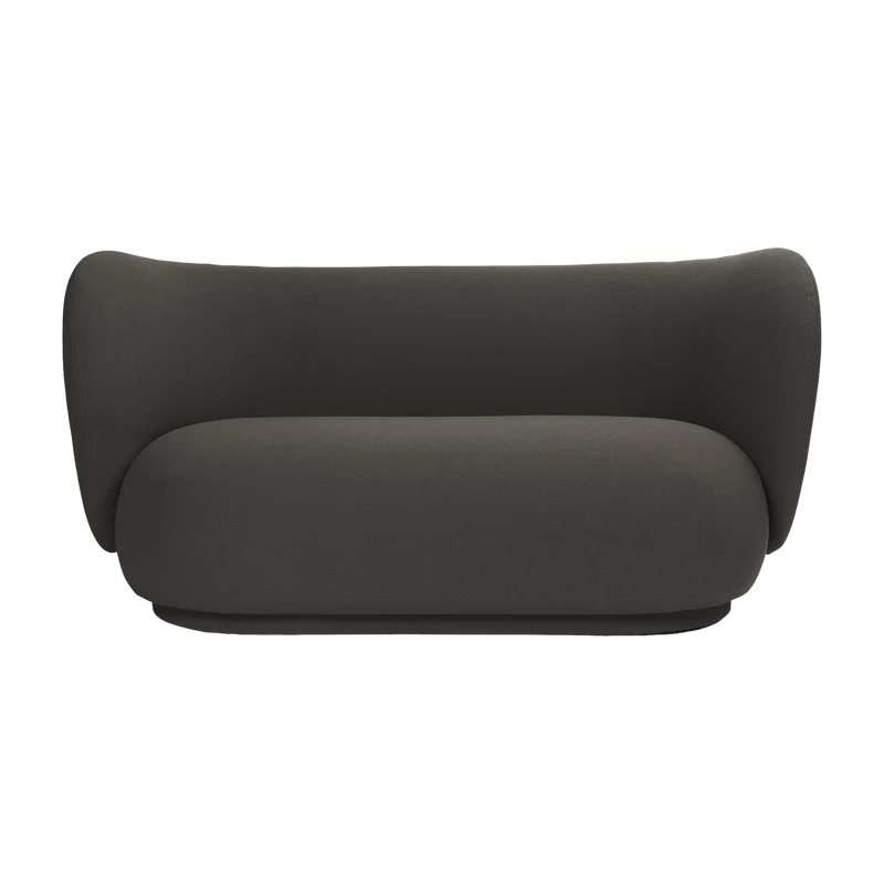 Canapé 2 places grain chocolat 150 cm Rico - Ferm living
