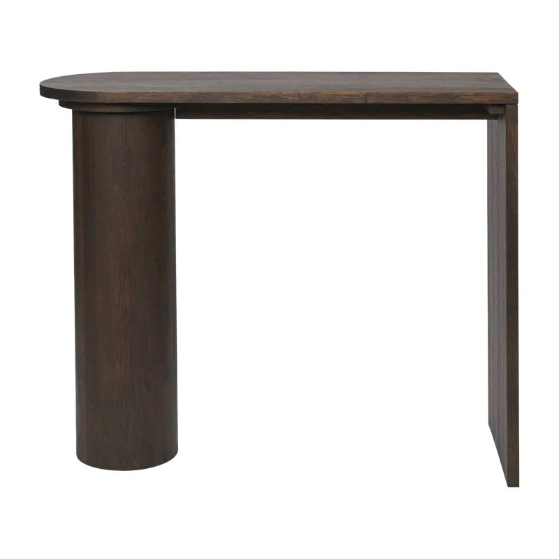 Table console en chêne marron foncé Pylo - Ferm Living