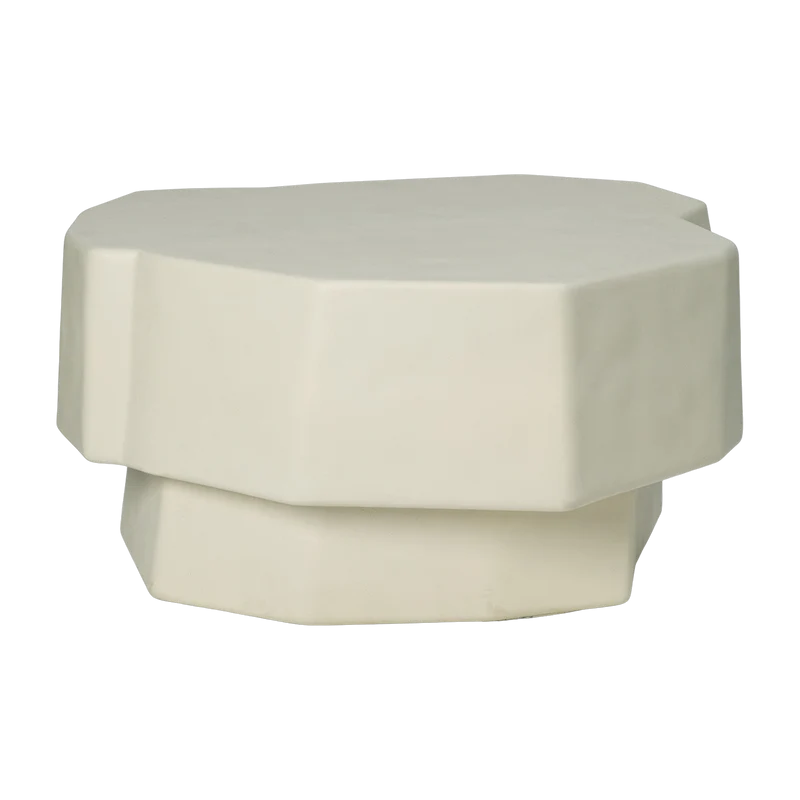 Table basse en béton ivoire 84 cm Staffa - Ferm Living