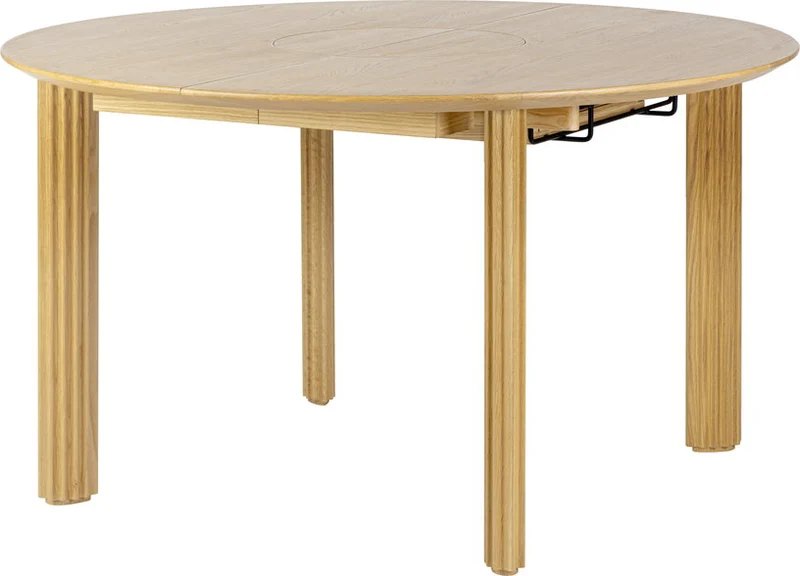 Table extensible en chêne naturel 132/202 x 74 cm Comfort Circle - UMAGE