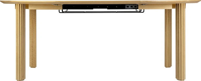 Table extensible en chêne naturel 132/202 x 74 cm Comfort Circle - UMAGE