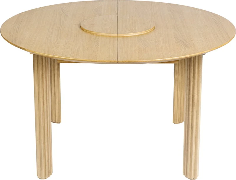 Table extensible en chêne naturel 132/202 x 74 cm Comfort Circle - UMAGE