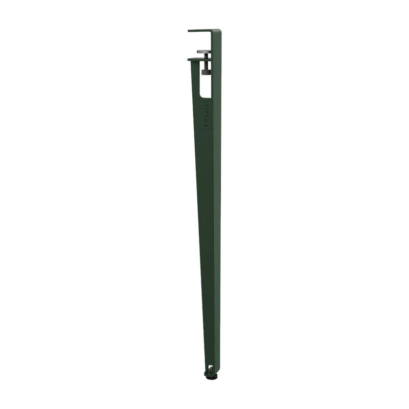 Pied d'extérieur en acier vert sapin 75 cm Midi - TIPTOE