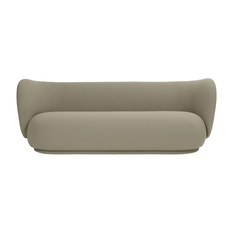Canapé 3 places grain beige 210 cm Rico - Ferm living