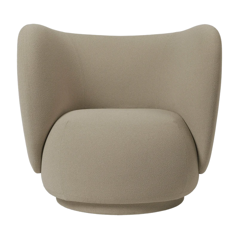 Fauteuil lounge grain cashmere Rico - Ferm living