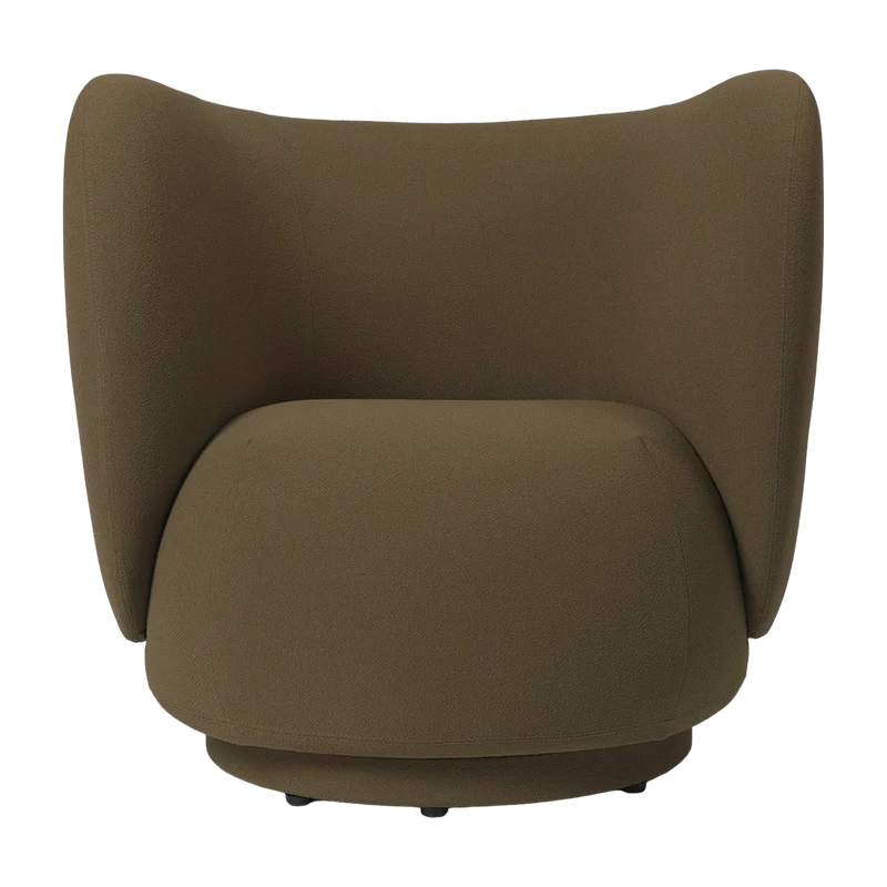 Fauteuil lounge grain caramel Rico - Ferm living
