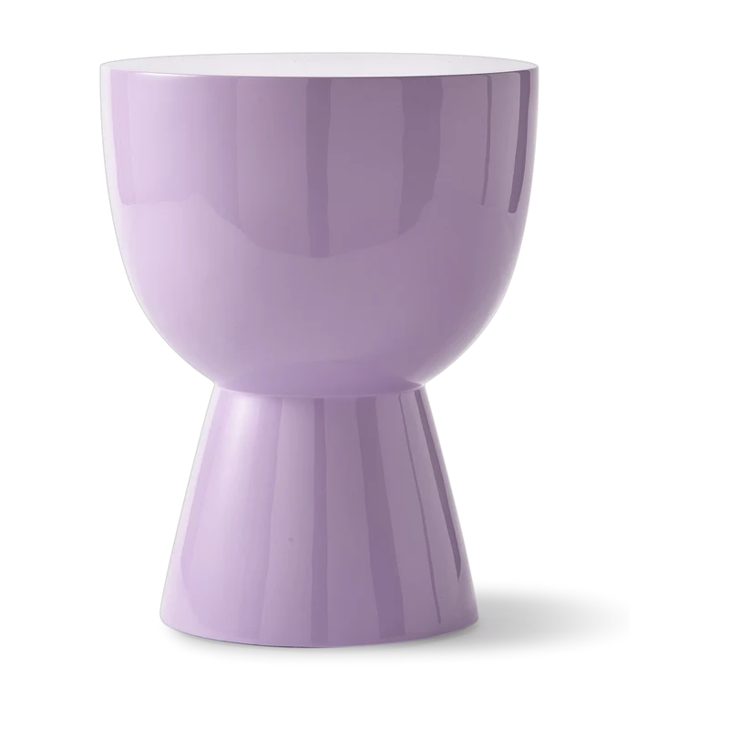 Table d'appoint lilas laqué 46 cm Tip tap - Pols Potten