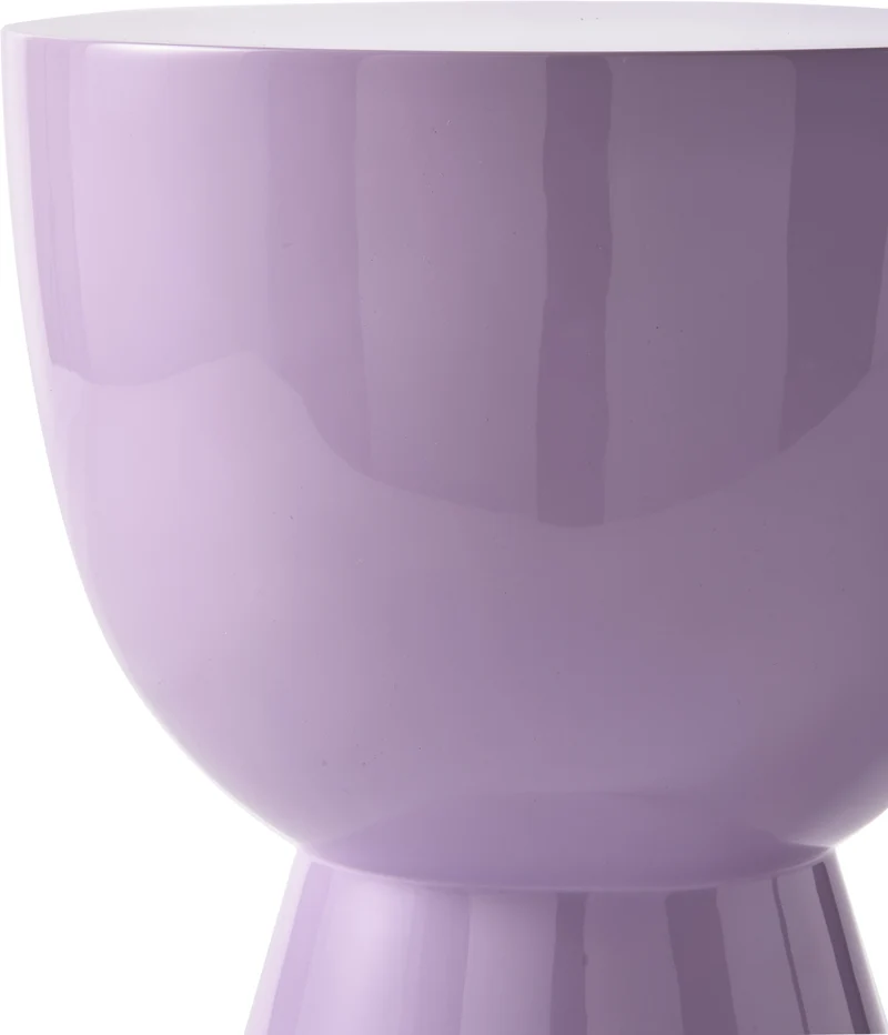 Table d'appoint lilas laqué 46 cm Tip tap - Pols Potten