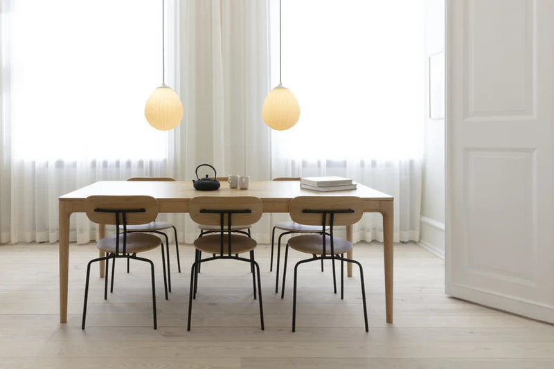 Table rectangulaire extensible en chêne naturel 200/300 x 90 cm Heart'n'Soul - UMAGE