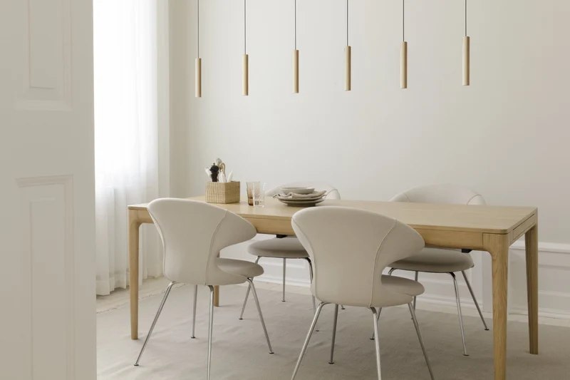 Table rectangulaire extensible en chêne naturel 200/300 x 90 cm Heart'n'Soul - UMAGE
