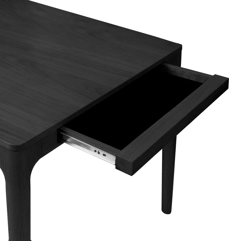 Table rectangulaire extensible en chêne noir 200/300 x 90 cm Heart'n'Soul - UMAGE