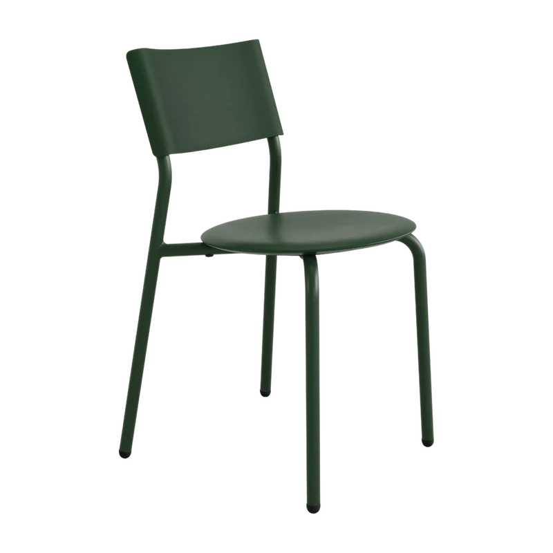 Chaise de jardin en plastique recyclé vert sapin Midi - TIPTOE