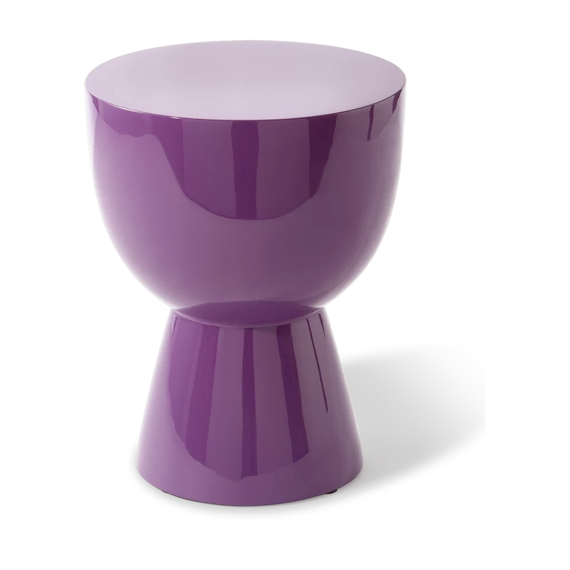 Table d'appoint mauve foncé laqué 46 cm Tip tap - Pols Potten