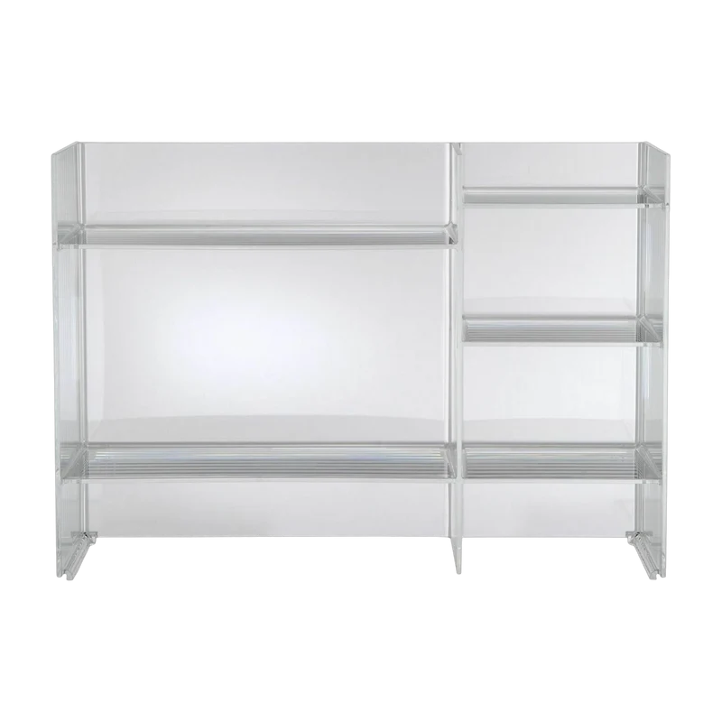 Meuble de rangement transparent 75 x 53 cm Sound rack - Kartell