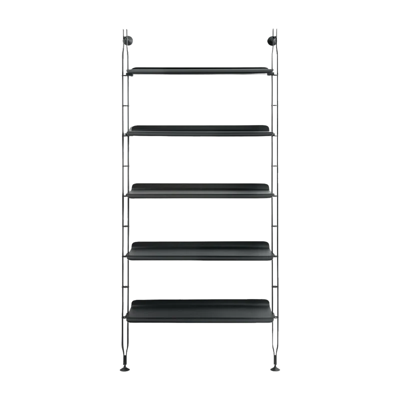 Bibliothèque en bois noir 99 x 215 cm Adam - Kartell