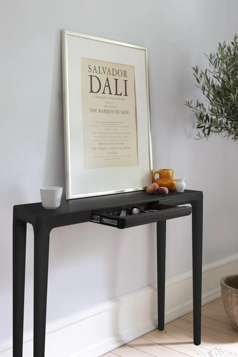 Console en chêne noir 110 x 30 cm Heart'n'Soul - UMAGE