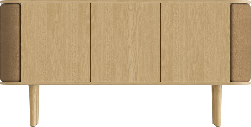 Buffet en chêne naturel marron 75 x 43 cm Treasures - UMAGE