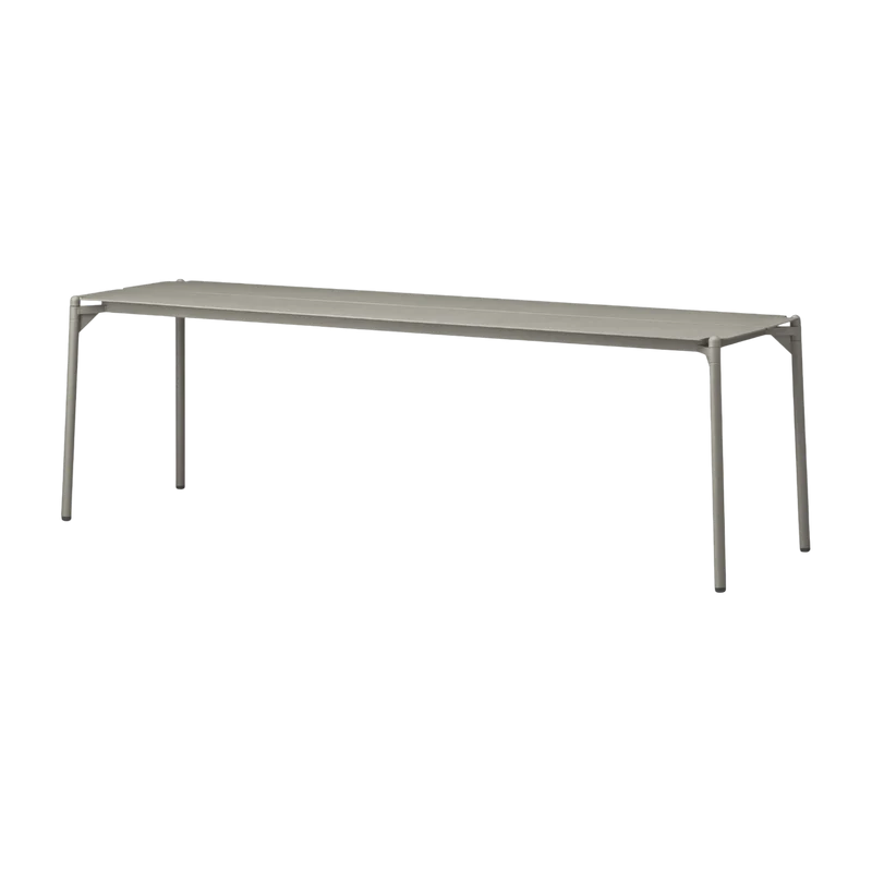 Banc de jardin en acier taupe 145 cm Novo - AYTM