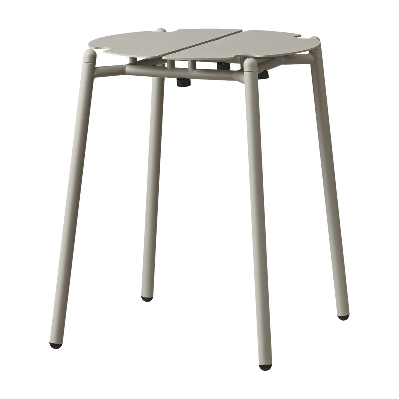 Tabouret en acier taupe 44 cm Novo - AYTM