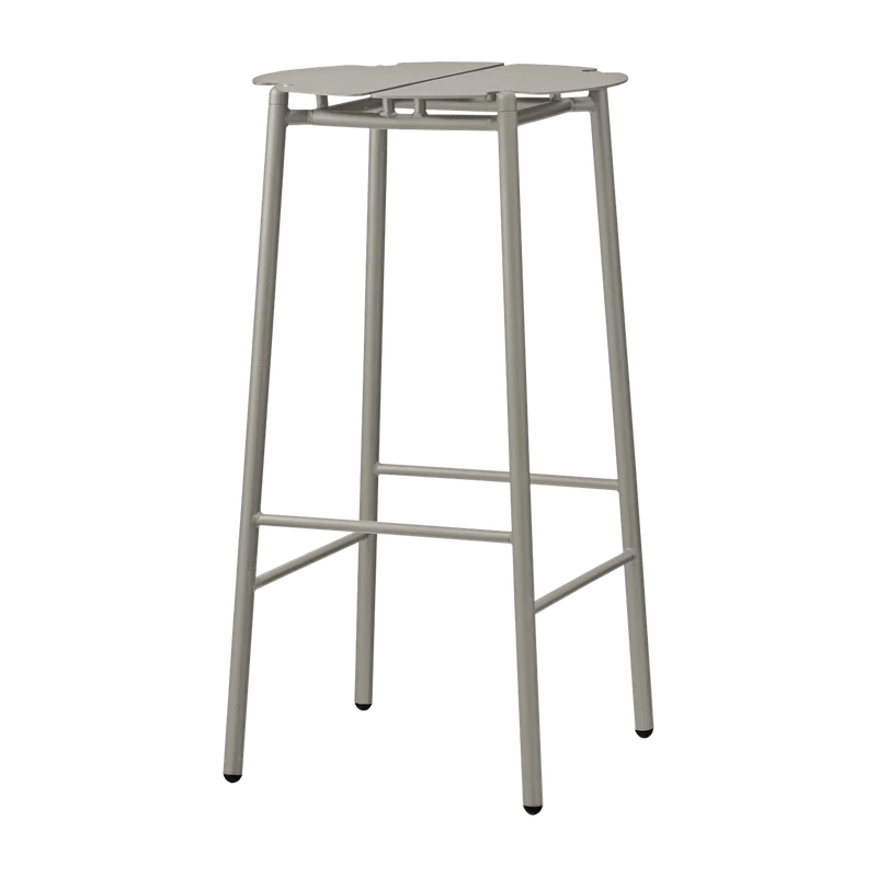 Tabouret de bar en acier taupe 75 cm Novo - AYTM