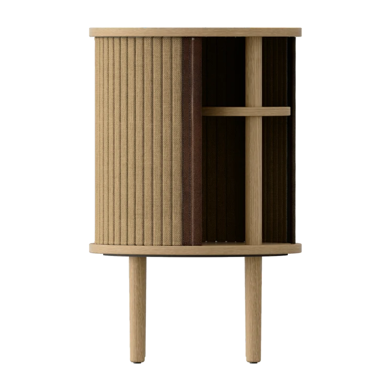 Table d'appoint en chêne naturel beige 59,3 x 38 cm Audacious - UMAGE