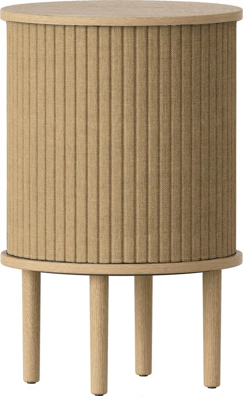 Table d'appoint en chêne naturel beige 59,3 x 38 cm Audacious - UMAGE