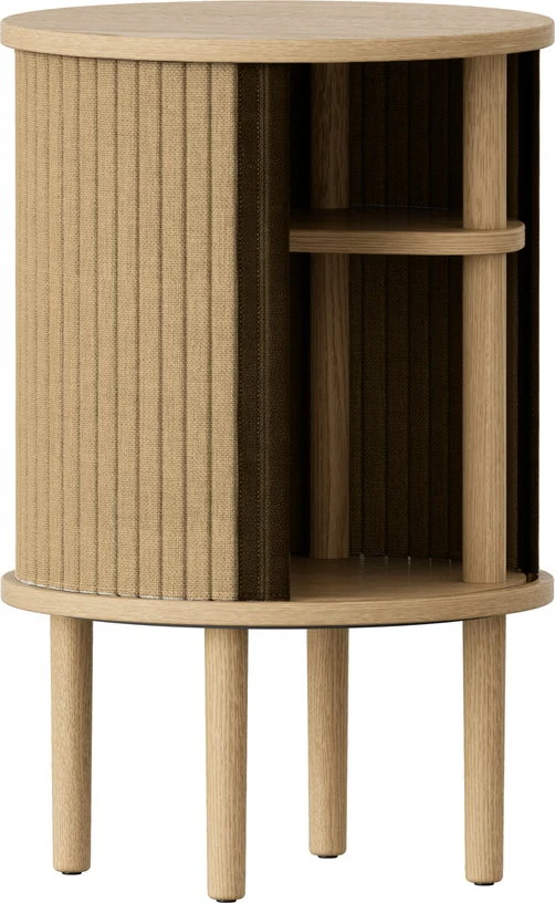Table d'appoint en chêne naturel beige 59,3 x 38 cm Audacious - UMAGE