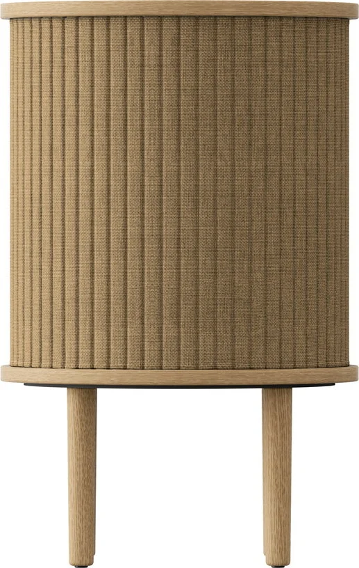 Table d'appoint en chêne naturel beige 59,3 x 38 cm Audacious - UMAGE