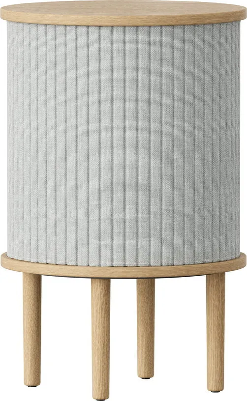 Table d'appoint en chêne naturel gris clair 59,3 x 38 cm Audacious - UMAGE