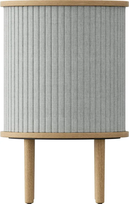Table d'appoint en chêne naturel gris clair 59,3 x 38 cm Audacious - UMAGE