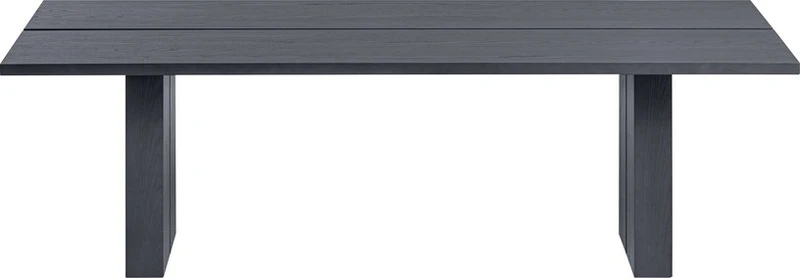 Table à manger rectangulaire en bois obsidian 240 x 100 cm Yaku 33 - Gervasoni