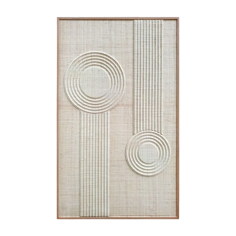 Tableau en palmier tressé 122 cm Erik - Versmissen