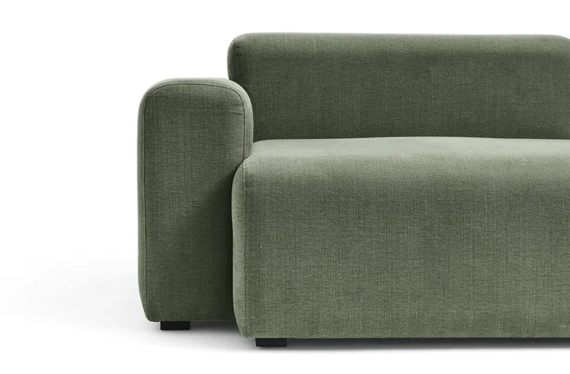 Canapé kaki 2,5 places combinaison 1 linara 100 armrest low Mags 1964 - Hay