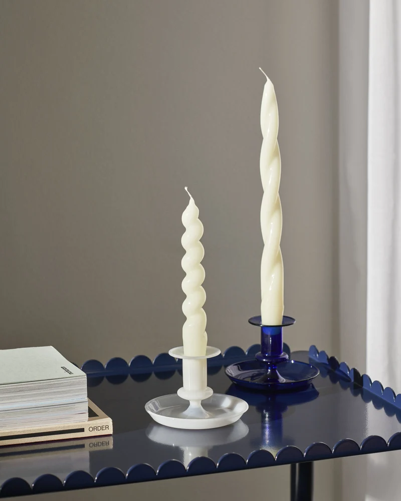 Desserte en acier bleu Arcs - Hay