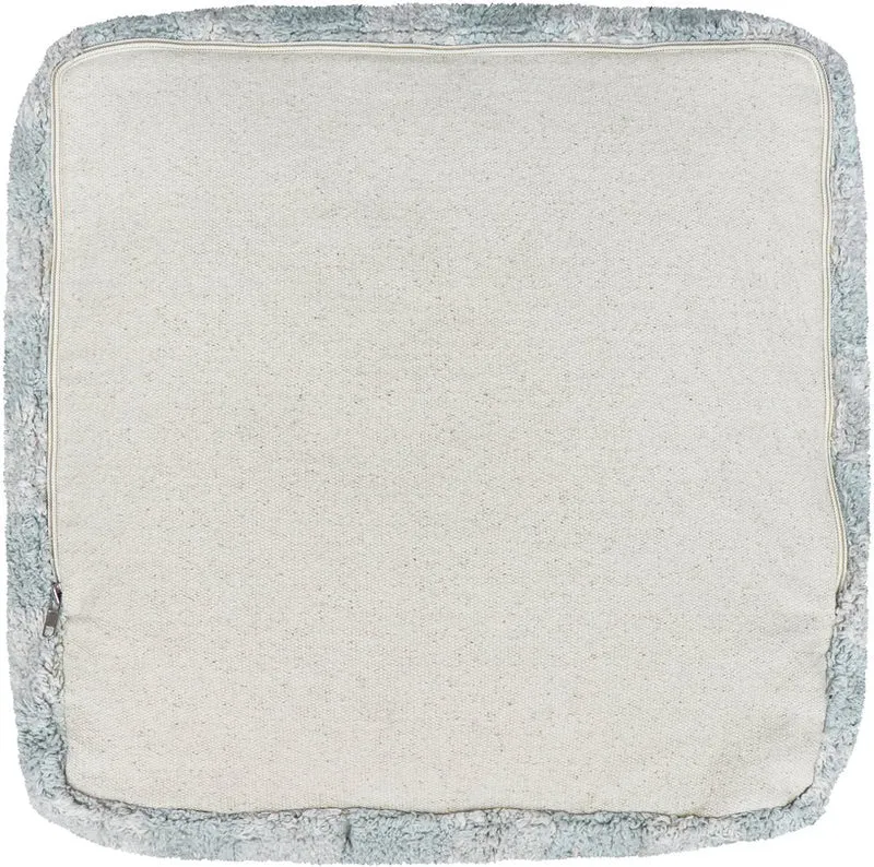 Pouf en coton bleu 40 x 20 cm Vichy - Lorena Canals